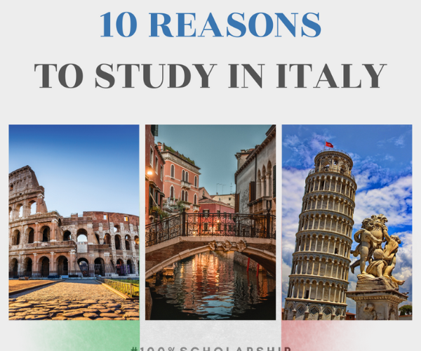 10 reasons to study in Italy