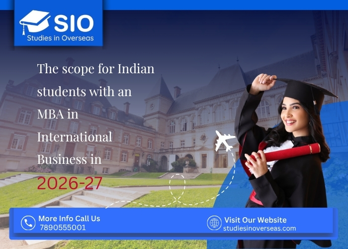 Indian students exploring global career scope after MBA in International Business 2026–27