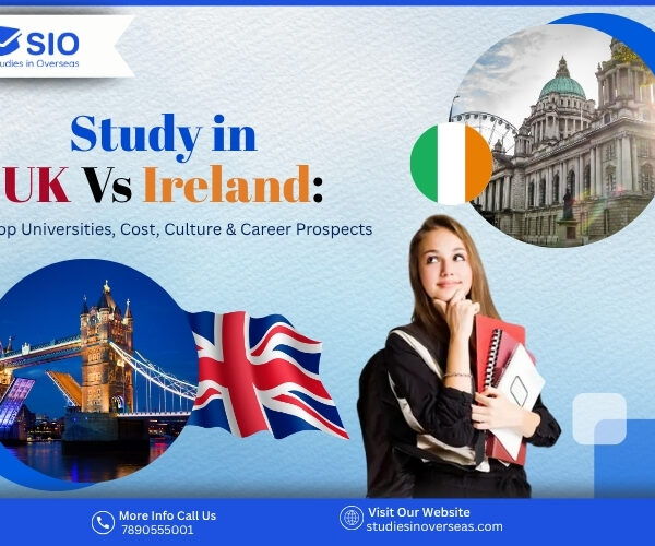 Students comparing study options in the UK and Ireland, highlighting differences in universities, cost, culture, and career prospects