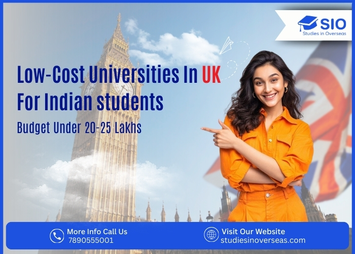 Low-cost universities in the UK for Indian students with tuition under ₹20–25 lakhs