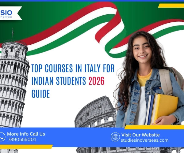 Top courses in Italy for Indian students 2026 including engineering, MBA, design, fashion, and medicine