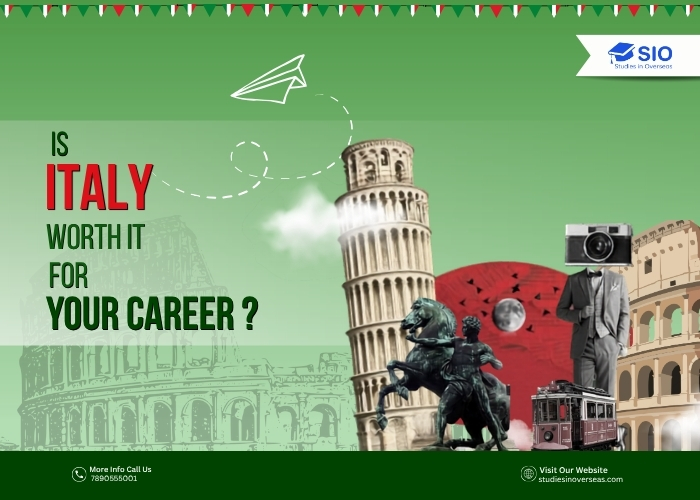 Indian student planning career opportunities in Italy for higher education and future growth