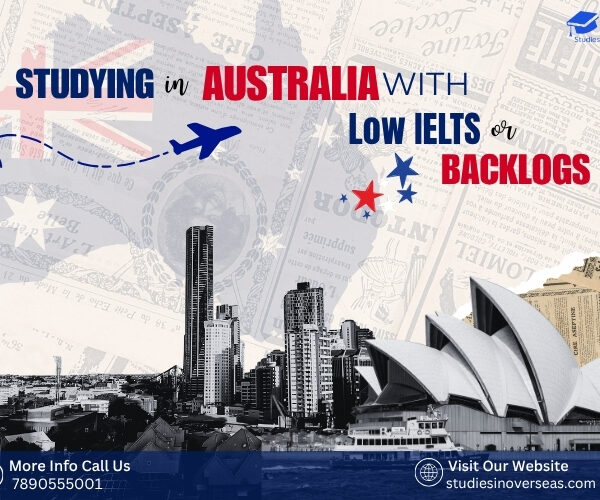 Indian students applying to Australia universities with low IELTS scores and academic backlogs