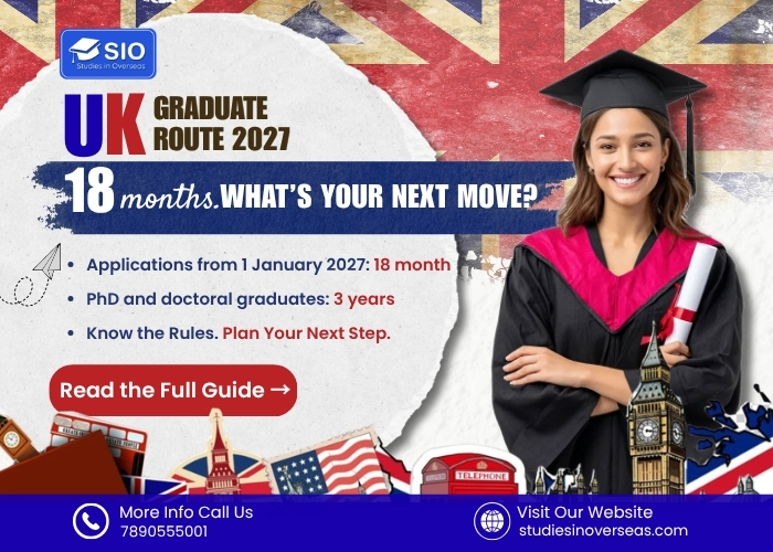 UK Graduate Route Visa 2027 18-month post-study work visa