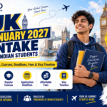 UK January 2027 intake for Indian students with universities, courses, deadlines, fees and student visa timeline