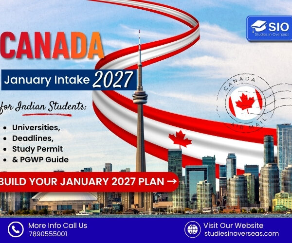 Canada January 2027 Intake for Indian Students Canada January 2027 intake for Indian students with universities, deadlines, study permit and PGWP guide