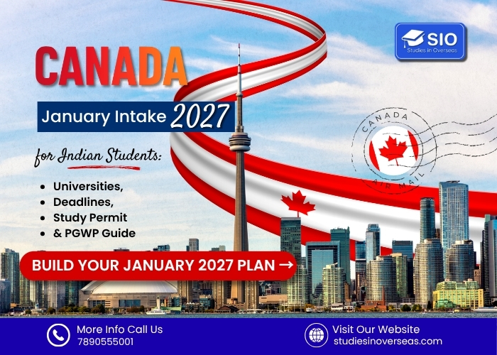 Canada January 2027 Intake for Indian Students Canada January 2027 intake for Indian students with universities, deadlines, study permit and PGWP guide