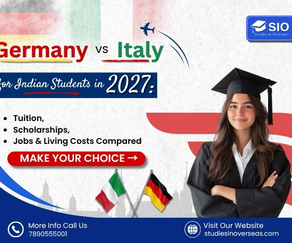 Germany vs Italy for Indian Students 2027 Germany vs Italy for Indian students in 2027 comparing tuition fees, scholarships, jobs and living costs