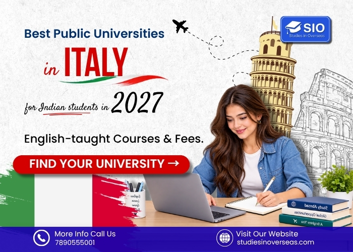 Best public universities in Italy for Indian students in 2027 with English-taught courses and tuition fees