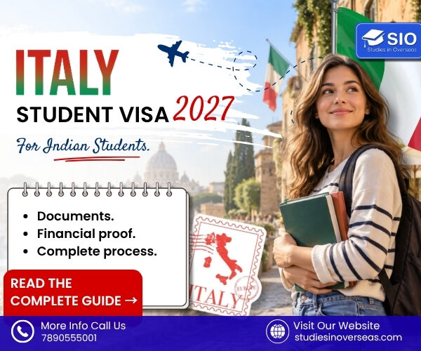 Italy Student Visa 2027 for Indian Students Italy Student Visa 2027 for Indian Students – documents, financial proof and visa application process
